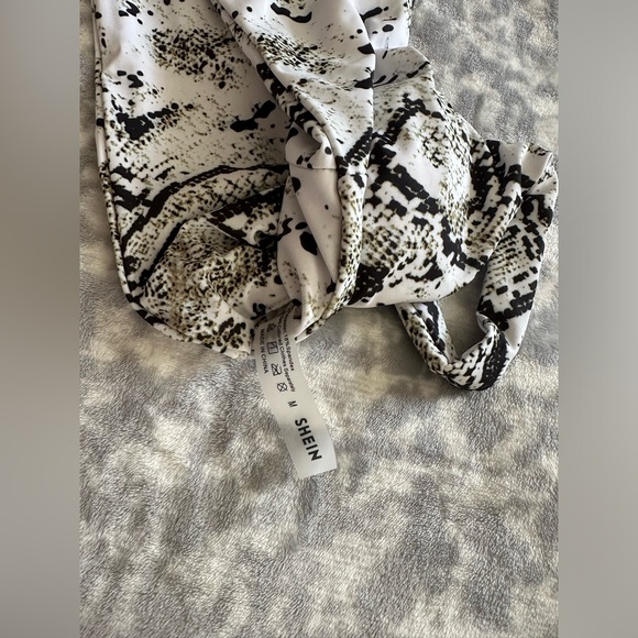 SHEIN Snake Pattern Bathing Suit Size Medium - Picture 3 of 4